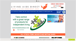 Desktop Screenshot of livingaidsdirect.com